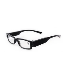 Fashion personality multi-function LED lamp reading mirror casual wild glasses new Korean unisex square reading glasses