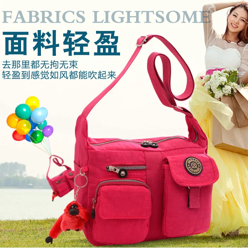 

2017 New Style Waterproof Nylon Bag Women's Crossbody Bag Outdoor Travel Small Shoulder Bag Hair