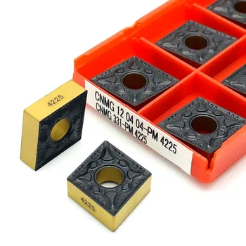 

High quality CNMG120404 PM 4225 external turning tool 100% carbide insert CNC cutting tool CNMG120404 PM4225 Turning Inserts