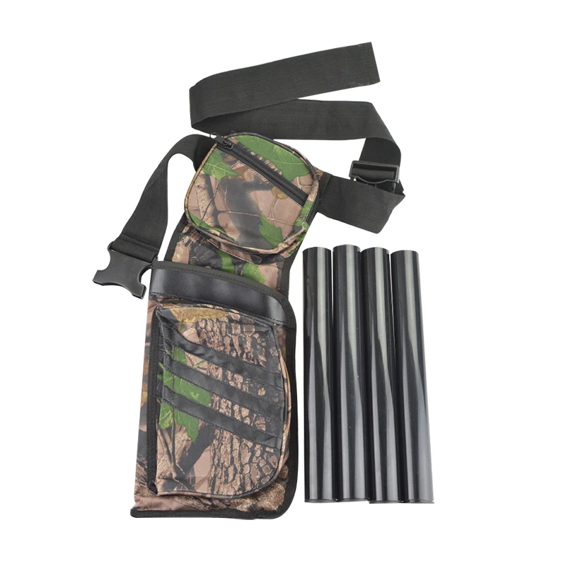 2 Tube Arrow Quiver Belt Archery Holder Clip Portable Hunting Capacity 10 Arrows 2 Tube Arrow Quiver Belt Archery Holder Clip Portable Hunting Capacity 10 Arrows