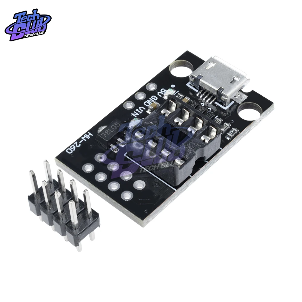 Подключаемая плата разработки ATTINY для ATtiny13A/ATtiny25/ATtiny45/ATtiny85 редактор