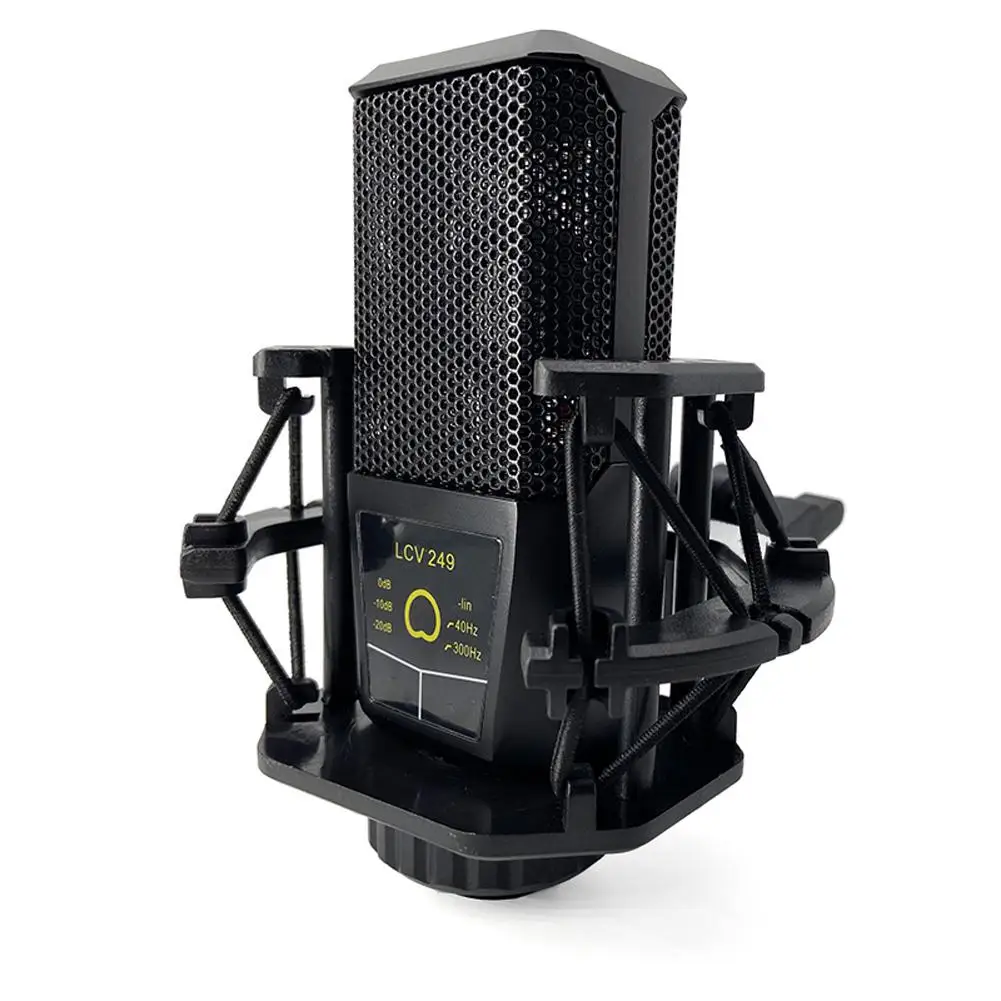 

New arrival Condenser Recording Microphone Square Multi-function Microphone with Shock mounts