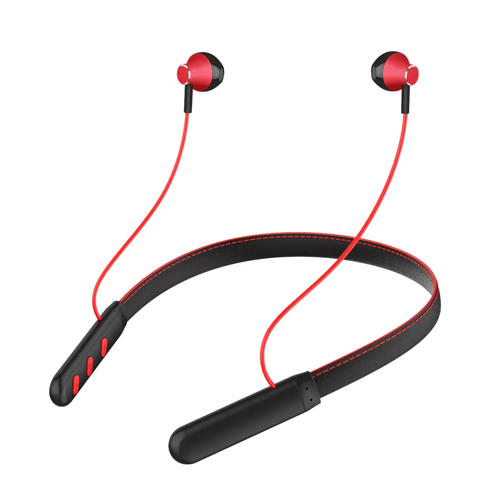 Наушники EARDECO с кожаным шейным ободом беспроводные наушники поддержкой Bluetooth