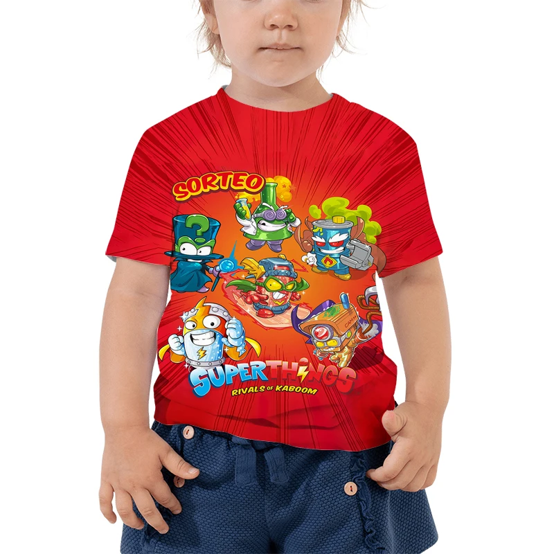 

Summer Children Super Zings Series 7 T-shirt Boys Girls Anime 3D Print Tshirt Toddler Cartoon T Shirts Kids Superzings Tee Tops