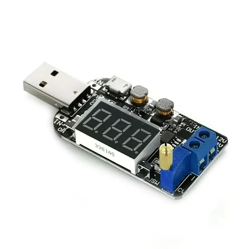 XY-UP USB Boost/Buck модуль питания Input-DC-3.5-12V Output-DC-1.2-24V USB Шаг вверх/вниз Регулируемый преобразователь 4XFB