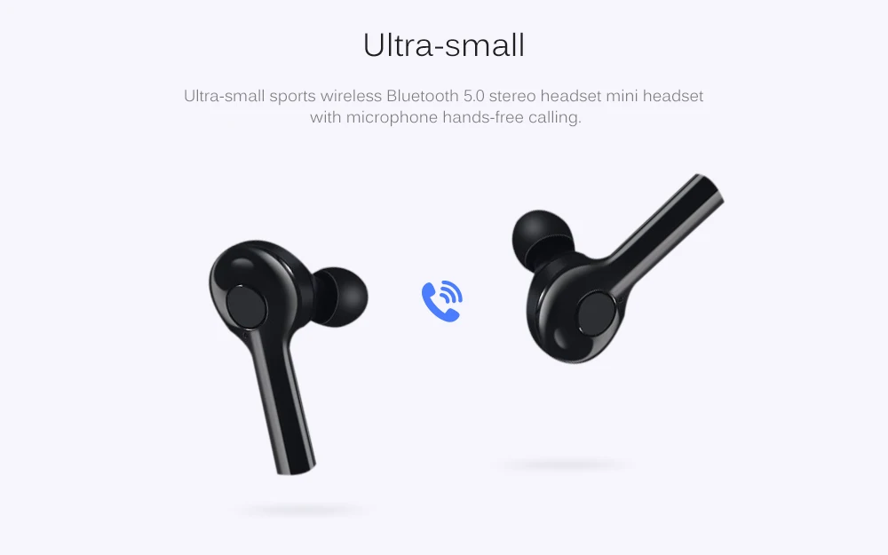 McGeSin Bluetooth 5,0, беспроводные наушники Мини спортивная Гарнитура бинауральные наушники с микрофоном для Подходит дляXiaomi Iphone samsung huawei