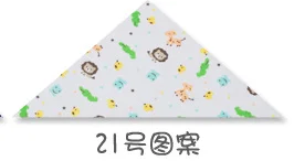 1 шт. нагрудники для малышей Smock Infant Burp Cloths мультфильм слюнявчик полотенце детские принадлежности для еды мягкие детские вещи - Цвет: 21