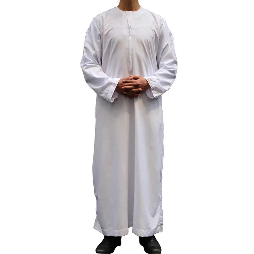 Ramadan Thobe For Men Qamis Jalabiya Robes Muslim Fashion Clothes Kaftan  Dress Saudi Arabia Abayas Islam Outfits Djellaba Men