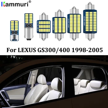 

KAMMURI 12Pcs Error Free White LED Car Interior Light Package Kit For 1998-2005 Lexus GS300 GS400 LED Interior Lights