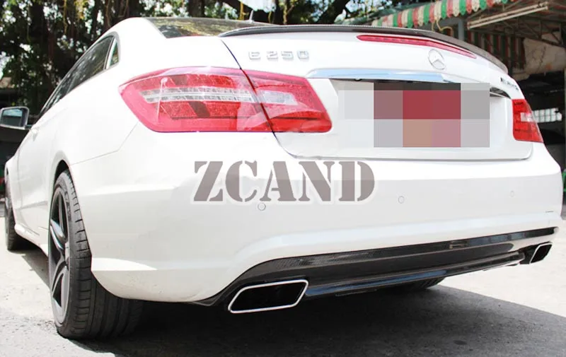 Задний диффузор из углеродного волокна для MERCEDES BENZ W207 2DR COUPE E550 E500 E350 AMG Спортивная посылка 10-16