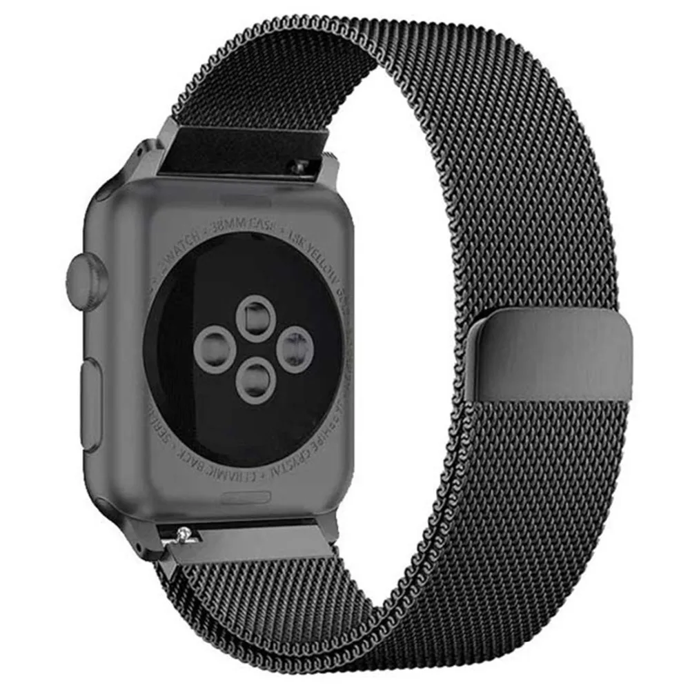 Миланская петля для Apple Watch ремешок 44 мм 40 мм iWatch ремешок 42 мм 38 мм браслет для часов из нержавеющей стали Apple watch 5 4 3 2