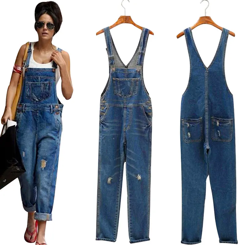 Небесно-голубой Pickyourlook джинсовые синие женские комбинезоны, комбинезон, комбинезоны с поясом, дырочками и карманами, Дамский комбинезон, модные женские штаны, комбинезон - Цвет: Небесно-голубой