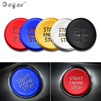 

Ceyes 1pc Car Styling Interior Accessories Auto Engine Start Stop Button Translucent Cover Case For Audi A6l A7 A8l 2019 A6 2020