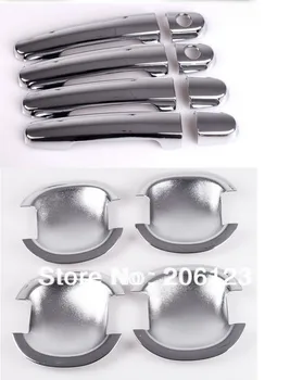 

for Toyota Corolla 2004-2013 Chrome Door Handle Cover w/smart key + Cup Bowl