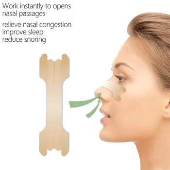 

60pcs/box Nasal Strips Portable Universal Self Adhesive Better Breath Ventilate Anti Snoring Effective Health Care Relief