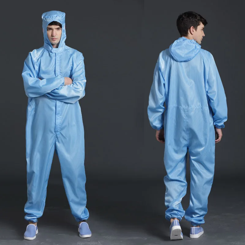 Anti-Static Dust-Proof Full Body Hazmat Suit | Unisex Safety Gear