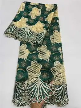 

2020skin friendly Luxury African Cord Lace Fabric High Quality guipure lace fabric with stones For Evening Dresses