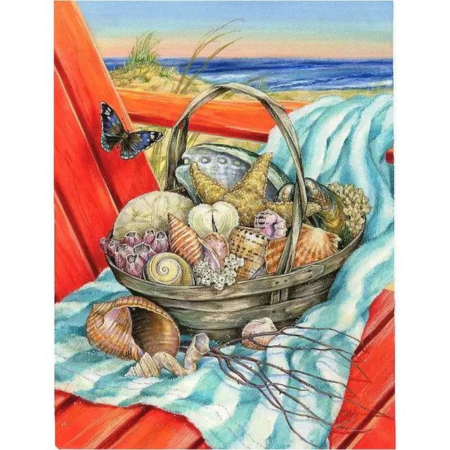 DIY Diamond Painting Cross Stitch fish Pattern full Square drill