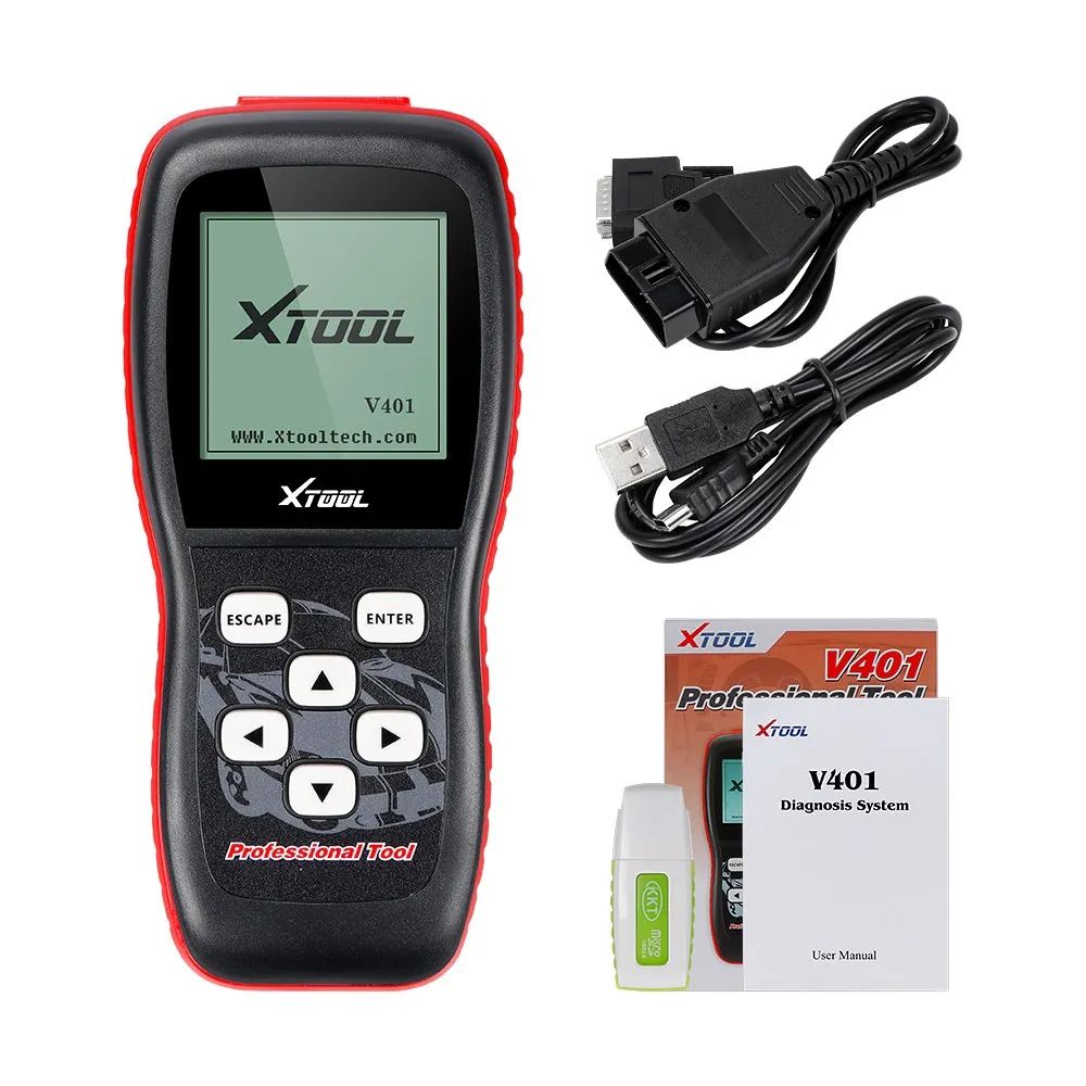 XTOOL V401 OBD2 сканер для AUDI/VW/SEAT/SKODA vin-код читателя автомобильного масла/SRS сброс автомобиля диагностический инструмент