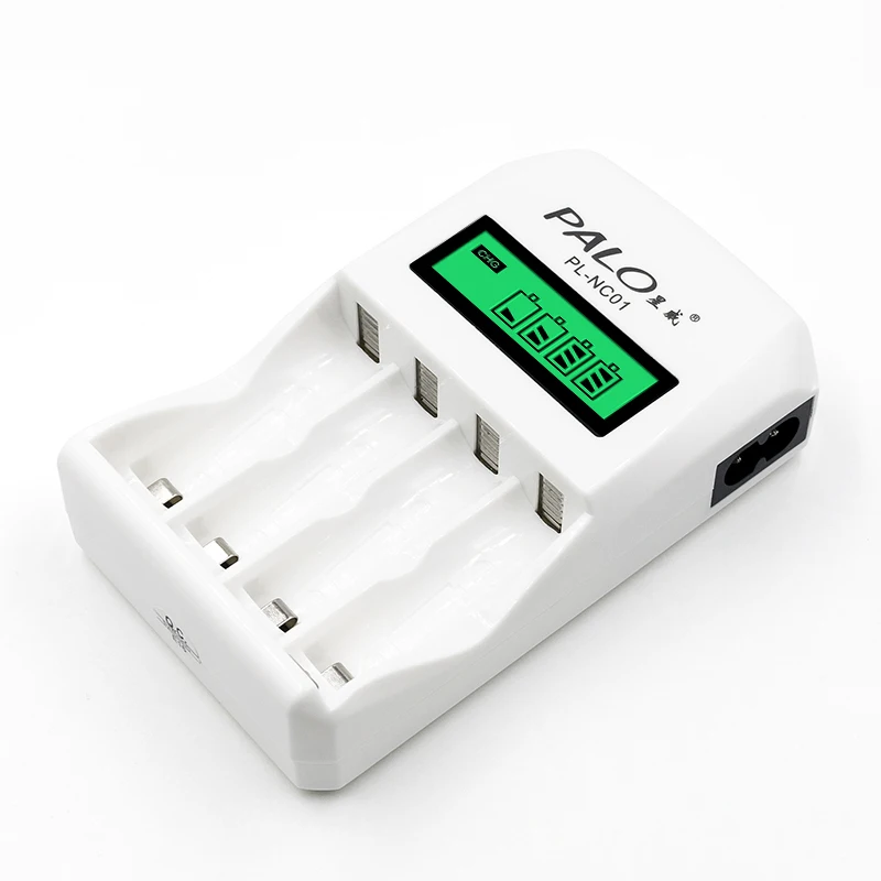 Умный ЖК-индикатор 4 ячеек зарядное устройство+ 4 шт aaa 1100mah NiMh батарея