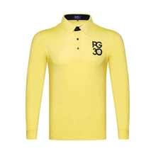 Новая одежда для гольфа, Мужская футболка с длинными рукавами, Влагоотводящая одежда для гольфа