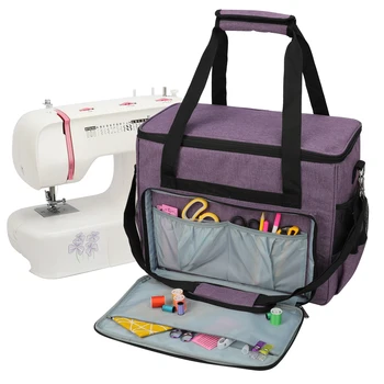 

Knitting Bag Large Capacity Sewing Machine Storage Bag Wool Crochet Hook Knitting Needle Sewing Supplies Set Household Organizer