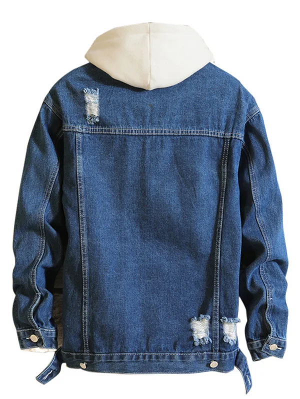ZAFUL Casual Destroy Wash Ripped Denim 