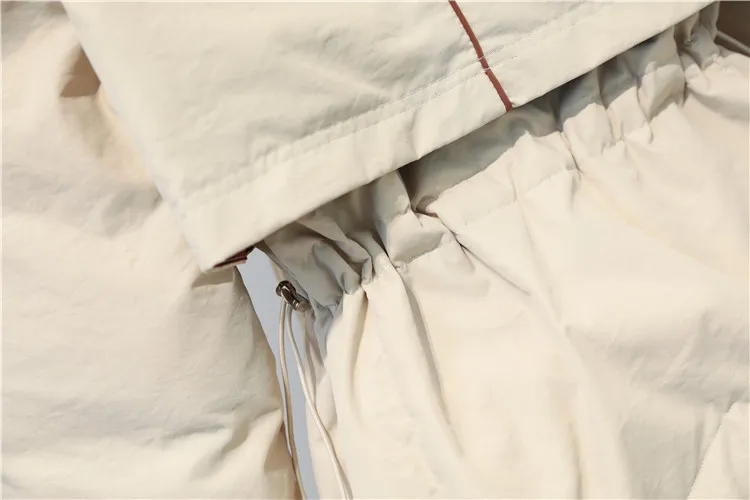 Tcyeek брендовая зимняя белая куртка на утином пуху Женская длинная пуховая парка плотное теплое пуховое пальто женская верхняя одежда куртки Hiver LW1624