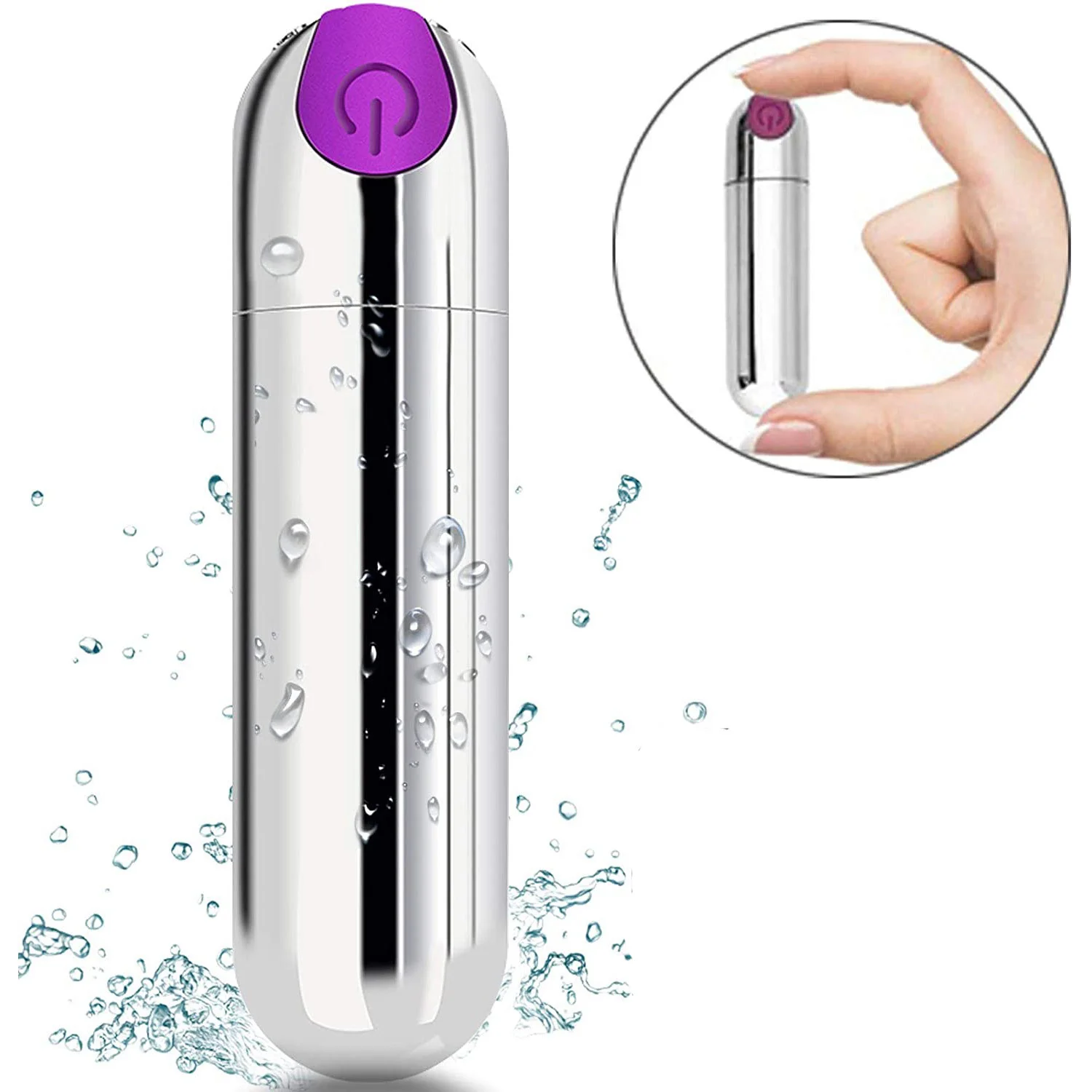 Vibrator Clitoris And G-Spot Nipple Stimulator Vibrate Massager Bullet Vibe Orgasm Vagina Dildo For Travel USB Rechargeable | Красота и