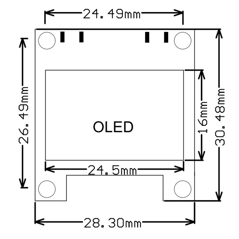 Мини анализатор спектра музыки OLED 0 96 дюйма MP3 ПК усилитель индикатор уровня звука