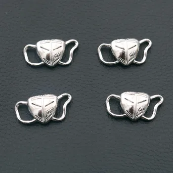 

10pcs Silver Plated 3D Mask Pendants Hip-hop Style Bracelet Necklace DIY Jewelry Handicrafts Charm Making 31*15mm A2206