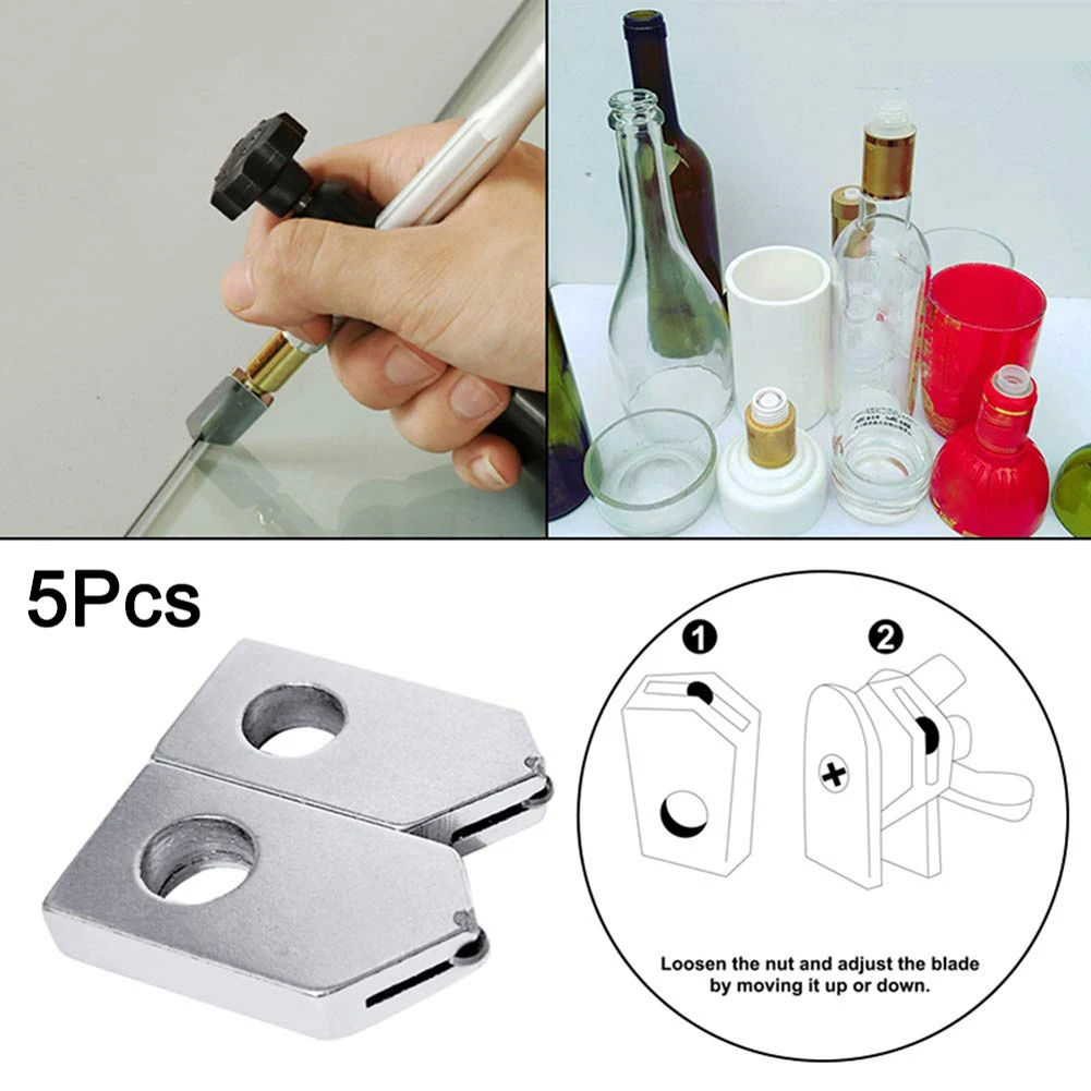 5pcs/set Glass Cutter Head Glass Bottle Cutting Replacement Head for DIY Crafts Professional Tools Replacement Heads Hot sale
