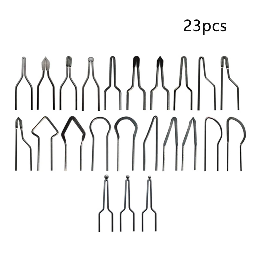 23pcs Replacement Mini High Impedance Pyrographic Tip Kit Heating Wire Carving No Bend Accessories Portable Adjustable