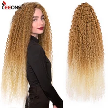 Soft Crochet Hair 28Inch Synthetic Freetress Wave Braiding Hair Slightly Frizzy Perm Crochet Braiding Hair Extensions Organic