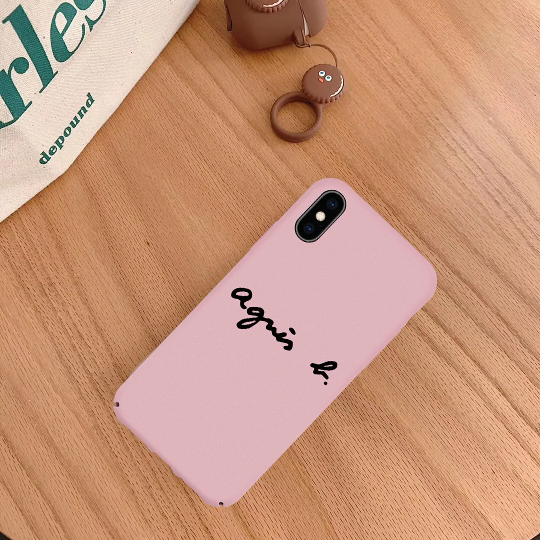 Jamular Fashion Agne Matte Hard PC Back Case Cover for IPhone XS XR MAX 6 6s 7 7 Plus 8 8plus X Luxury Phone Coque