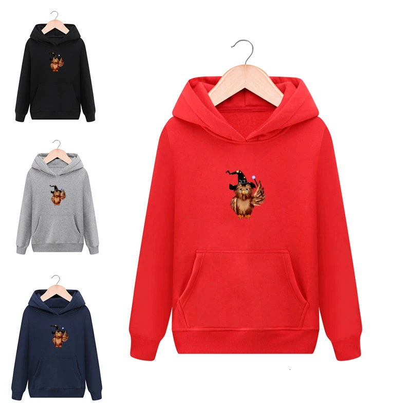 

Halloween Horror Owl Hoodies Women Men Hooded Long Sleeve Streetwear Pullover Print Thick Sweatshirts Autumn Winter Tops