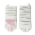 1PC Cute Cartoon Cat Paws Oven Mitts Long Cotton Baking Insulation Microwave Heat Resistant Non-slip Gloves Animal Design 9