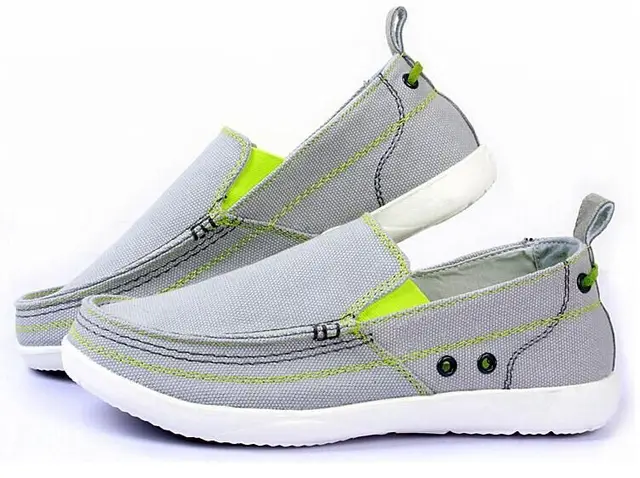 2022 New Men Loafers Canvas Shoes 