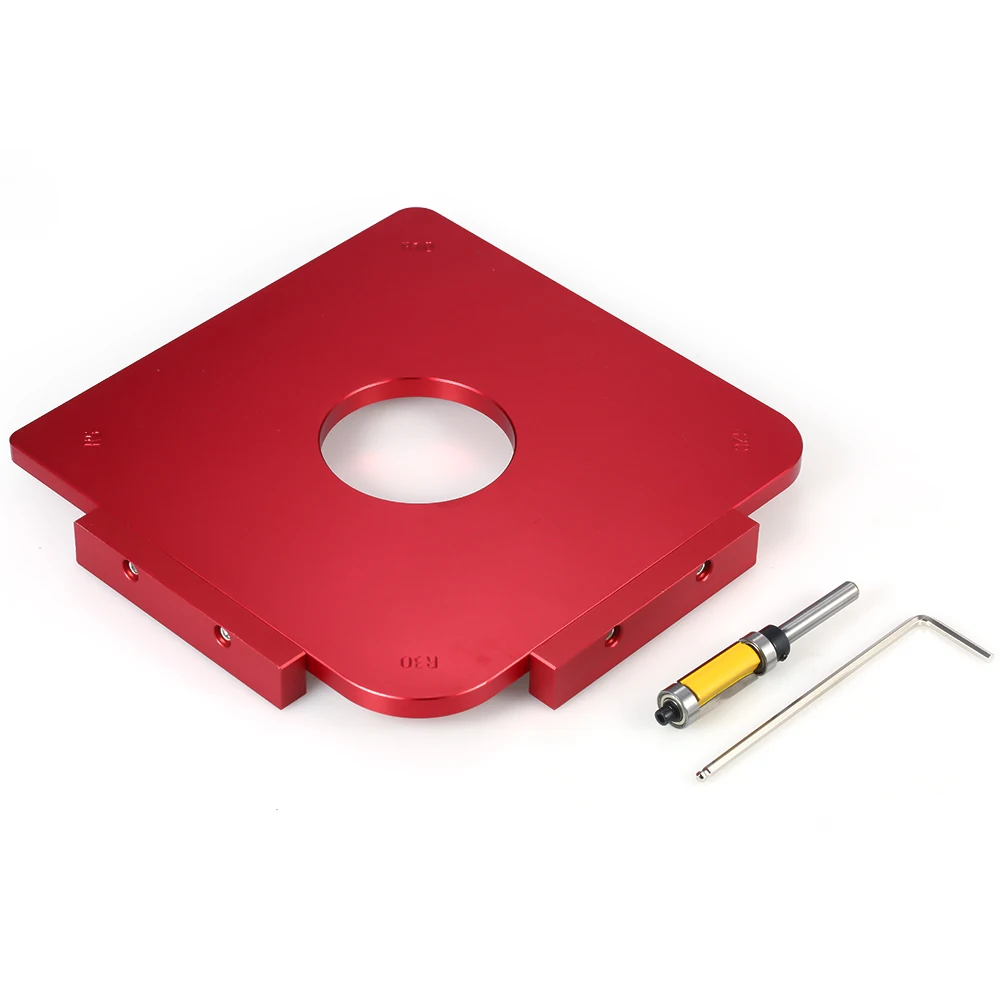 

Rounded Template Woodworking Radius Template Jig R10 R20 R30 Router Template Aluminum Alloy Corners Table Radius