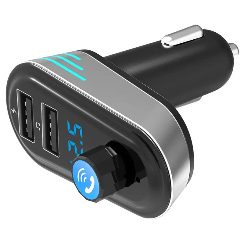 Автомобильный MP3 двойной USB 4,1 Bluetooth MP3 Автомобильный Handsfree Телефон Автомобильный MP3-плеер [серебристый]