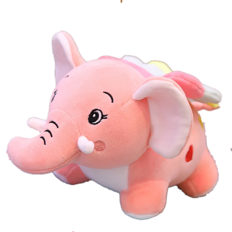 

Cute little flying elephant doll plush toy elephant doll winged elephant pillow toy baby holding sleeping cartoon birthday gift