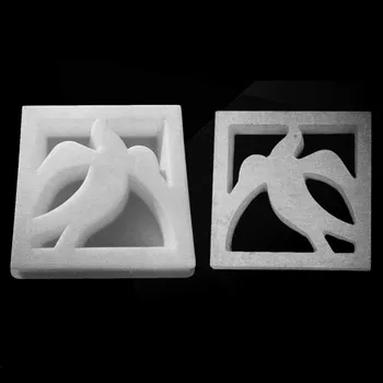 

Cement Brick Plastic Mold Wall Window Decoration Dove Flower Stone Path Paving Concrete Mould