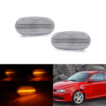 

Fits For Alfa Romeo 147 GT 937 MiTo 955 For Fiat Bravo II 198 Dynamic Amber Front Fender Led Side Marker Lights Turn Signal