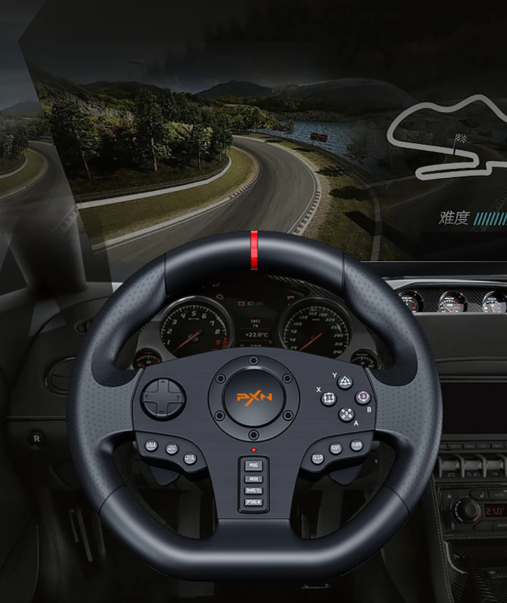 PXN V900 геймпад Игровой руль ПК Мобильный гоночный видео игры вибрации для ПК/PS3/4/Xbox-One/Xbox 360/N-Switch