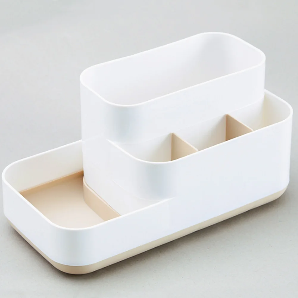 

Desk Multi Grid Storage Box Holder Brush Bathroom Practical Makeup Display Home Large Capacity Cosmetic Organizer Detachable
