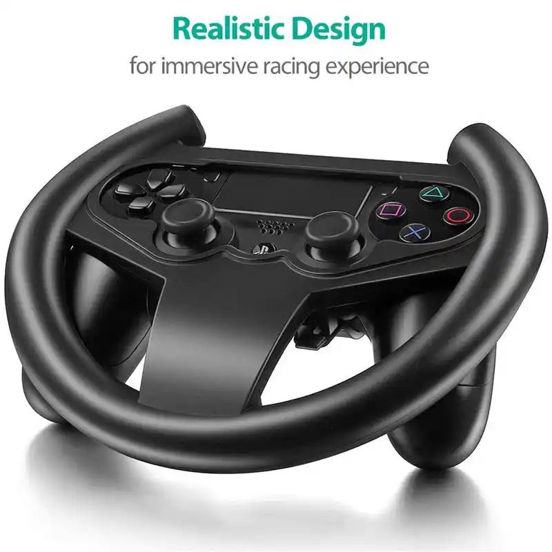 PS4 Controller Holder Driving Car Game Racing Wheel Gamepad Handle