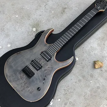 

New Mayones Black burst maple top 6 Strings Electric Guitar,Factory shop Ebony fingerboard Solid wood Mayones Guitarra,Free shipping
