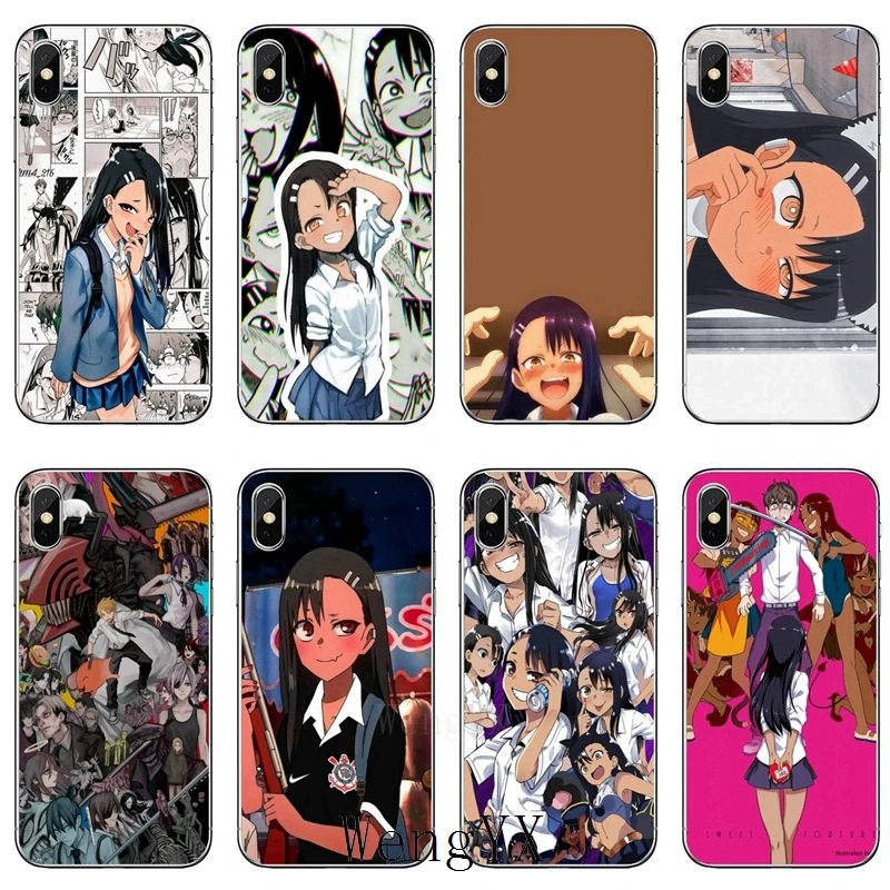 Аксессуары чехол для телефона аниме Nagatoro San Samsung Galaxy Note 20 10 9 8 S20 S21 Ultra S10E S10 Lite S9 S8 Plus