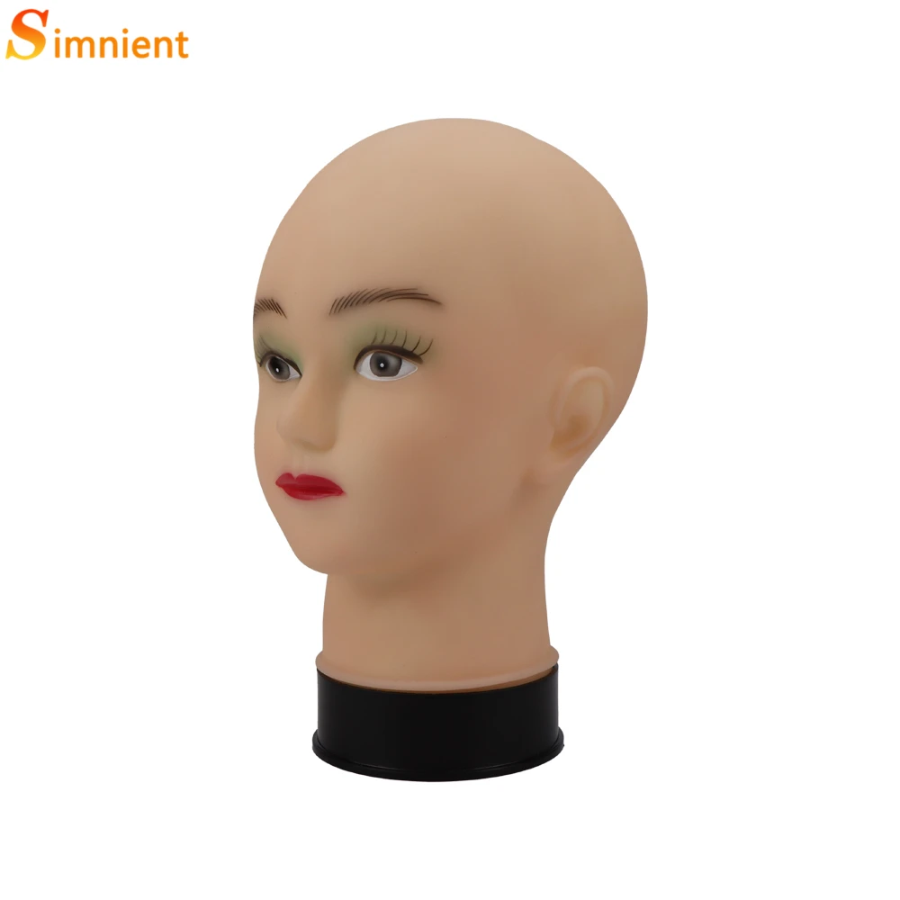 Wig Stand Wig Stand Holder Wig Head Mannequin Wig Storage Stand Mannequin Head Holder Mannequin Head Model Wig Supplies Female Mannequin Head Bald Mannequin Head With Clamp Female Mannequin Head For Wig Making Hat Display Cosmetology Manikin For Makeup Practice