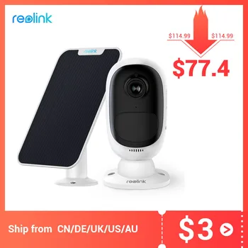 

Reolink Argus 2 and Solar panel Rechargeable Battery wireless camera WiFi 1080P Full HD Outdoor Indoor Camera two-way audio PIR